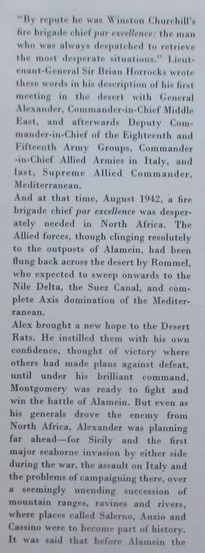 The Memoirs of Field-Marshal Earl Alexander of Tunis 1940-1945