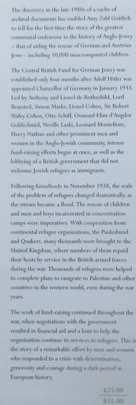 Men of Vision Anglo-Jewry`s  Aid to Victims of the Nazi Regime 1939 - 1945