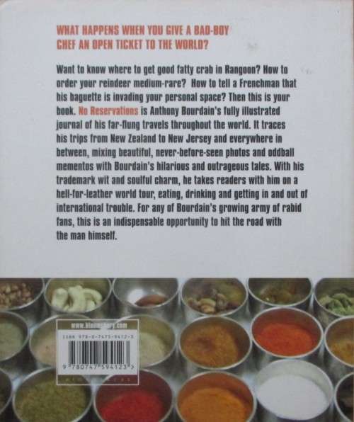 NO RESERVATIONS Around the World on an Empty Stomach