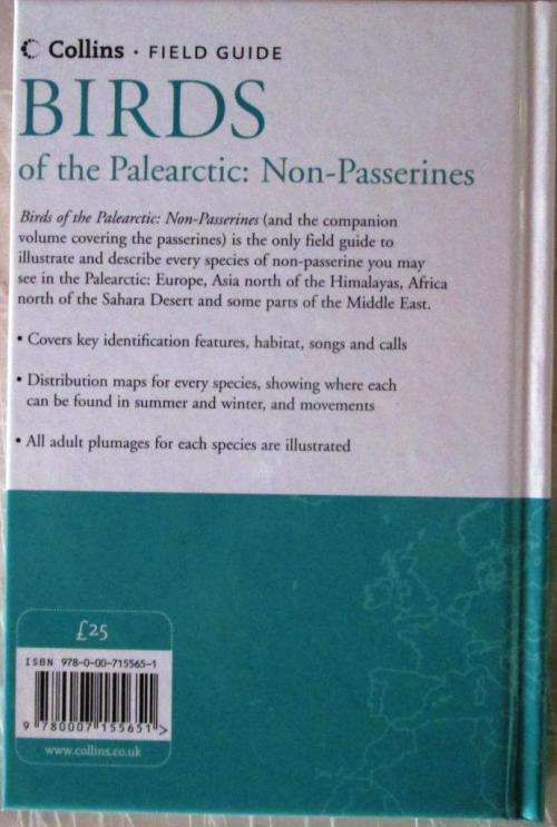 A Field Guide to the Birds of the Palearctic: Non-Passerines