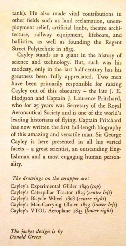 Sir George Cayley the Inventor of the Aeroplane