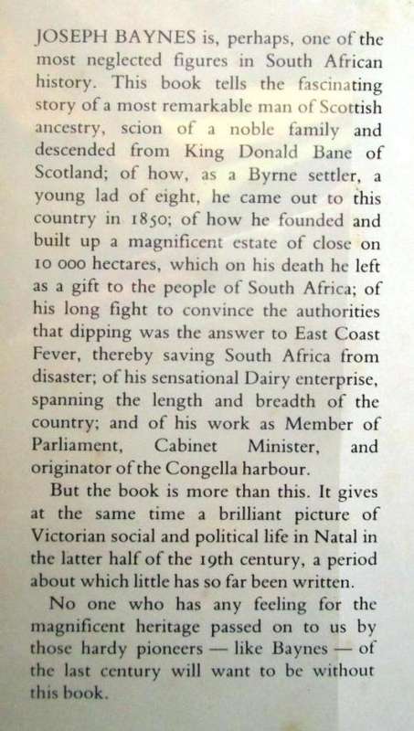 Joseph Baynes Pioneer  ***SIGNED***