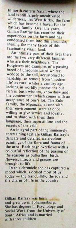 The Springing of the Year `A South African Country Diary`