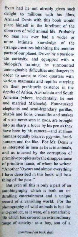 On Safari the Story of My Life