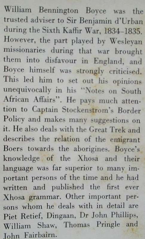 Notes on South African Affairs