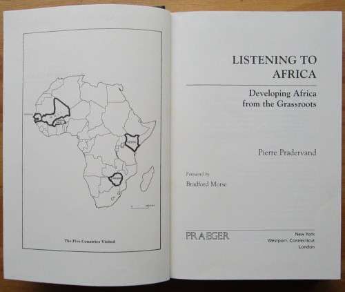 Listening to Africa:  Developing Africa from the Grassroots
