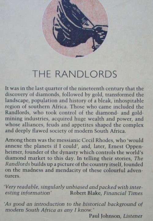 The Randlords : The Men Who Made South Africa