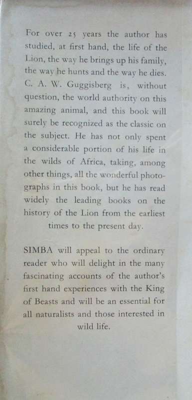 Simba the life of the Lion