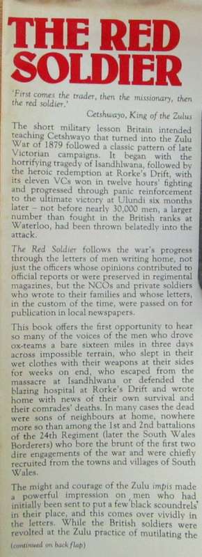 The Red Soldier Letters from the Zulu War, 1879