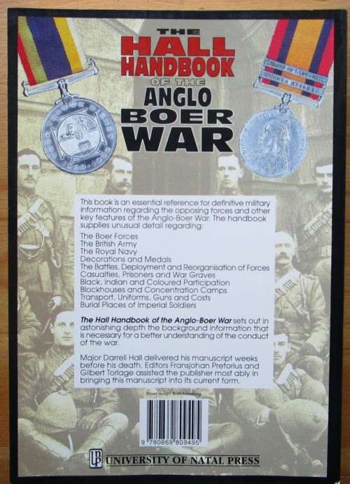 The Hall Handbook of the Anglo Boer War 1899-1902