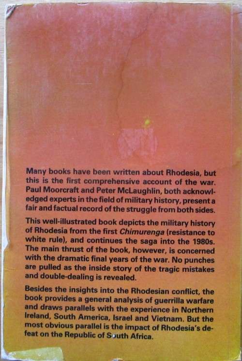 Chimurenga the War in Rhodesia 1965-1980