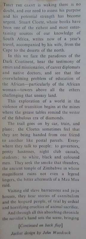 The African Giant the Story of a Journey