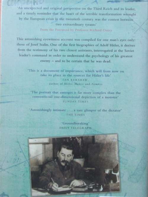 Hitler Book the secret dossier prepared for Stalin