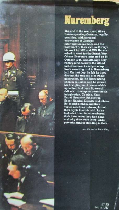 Nuremberg: A personal record of the trial of the major Nazi war criminals in 1945-6