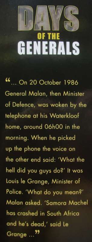 Days Of The Generals: The Untold Story of South Africas Apartheid-era Military Generals