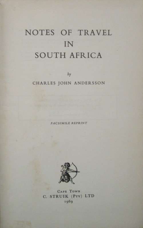 Notes on Travel in South Africa