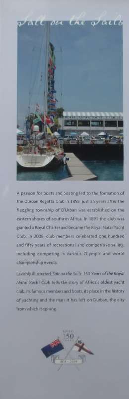 Salt on the Sails 150 Years of the Royal Natal Yacht Club