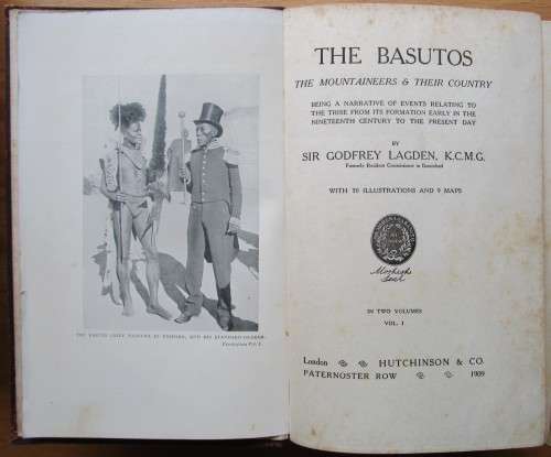 The Basutos the mountaineers & their country (two volume set)