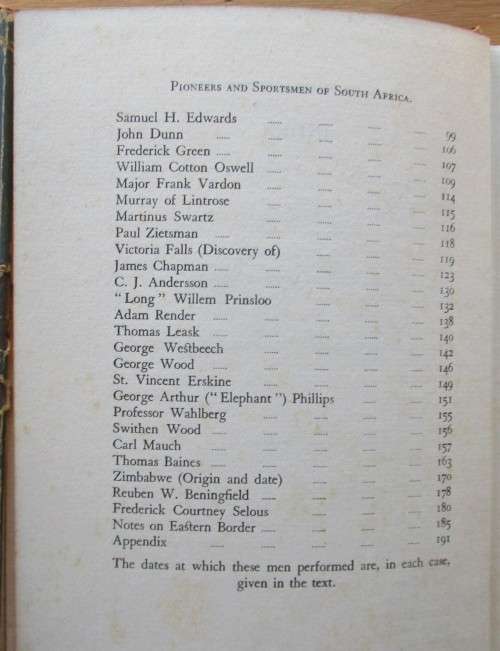 Pioneers and Sportsmen of South Africa 1760-1890
