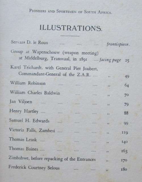 Pioneers and Sportsmen of South Africa 1760-1890