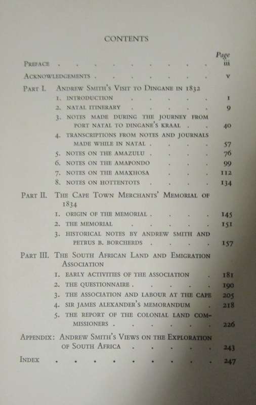 Andrew Smith and Natal Documents Relating to the Early History of That Province