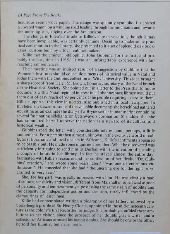 Killie`s Africa the Achievements of Dr. Killie Campbell