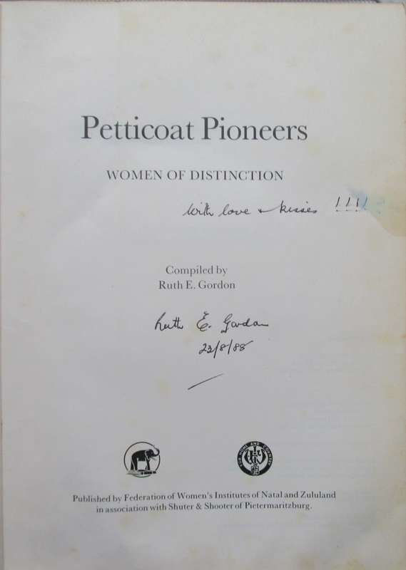 Petticoat Pioneers: Women of Distinction
