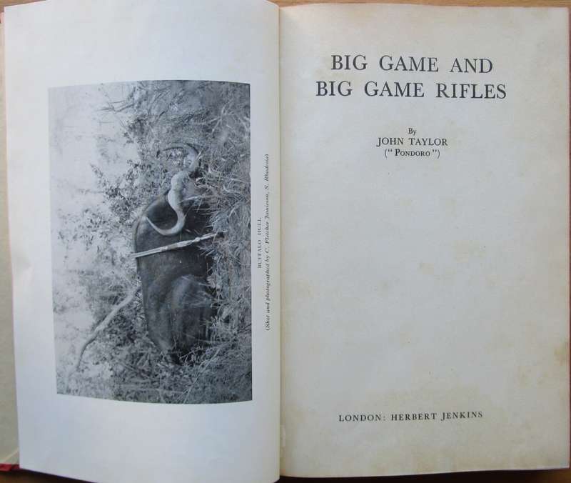 Big Game and Big Game Rifles