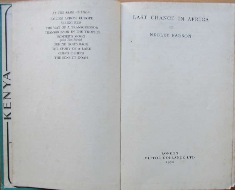 LAST CHANCE IN AFRICA