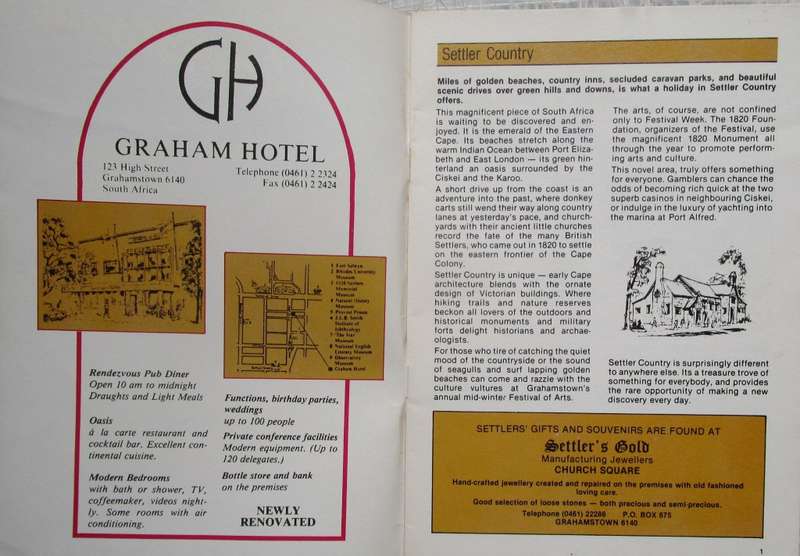 Grahamstown a Tourist Guide