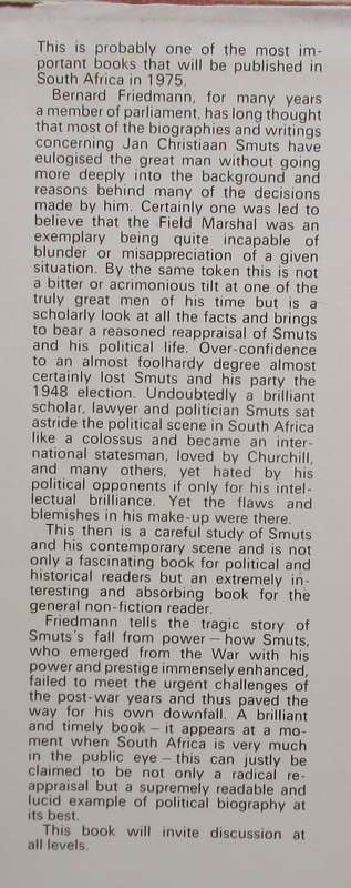 Smuts: A reappraisal