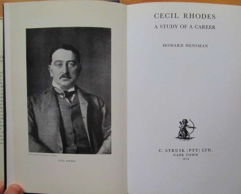 CECIL RHODES a study of a career