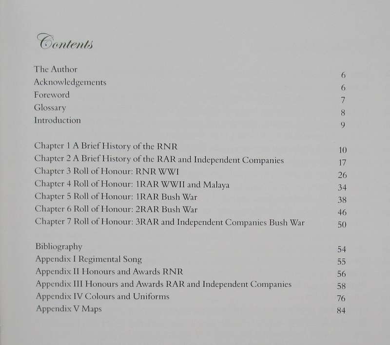 Book of Remembrance: Rhodesia Native Regiment & Rhodesian African Rifles, 1916-1981