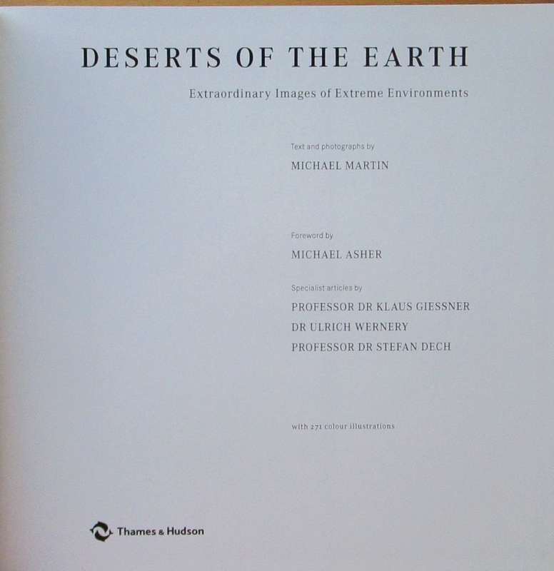 DESERTS OF THE EARTH: Extraordinary Images of Extreme Environments