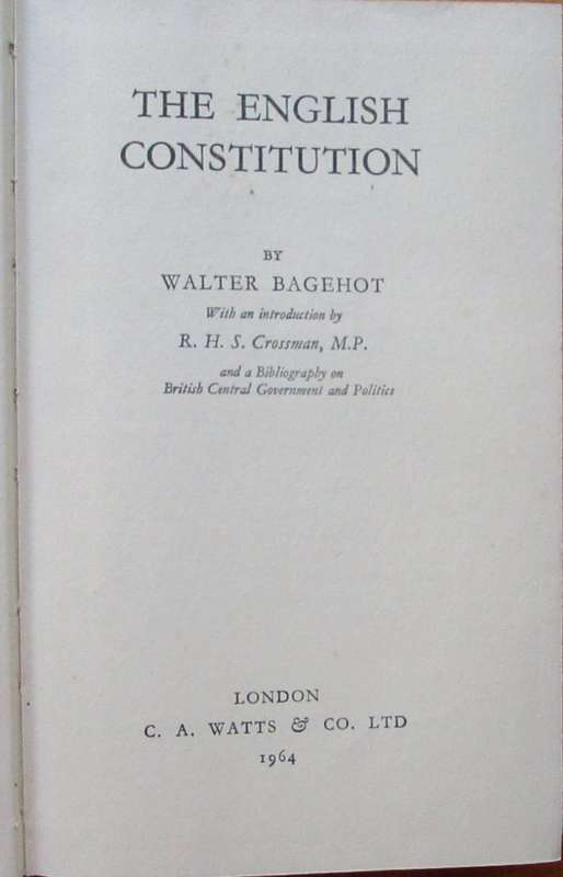 The English Constitution