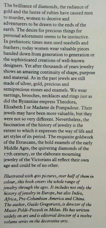 JEWELLERY through the ages