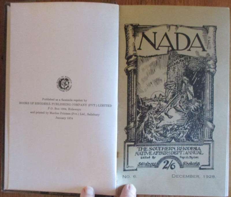 NADA: The Southern Rhodesia Native Affairs Department Annual