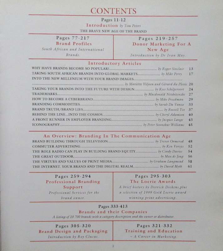 The Encyclopedia of Brands and Branding in South Africa Millenium Edition