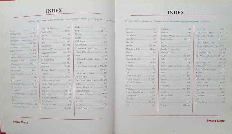 The Encyclopedia of Brands and Branding in South Africa Millenium Edition