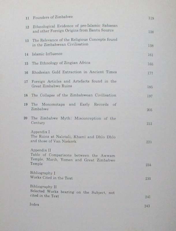 The Origin of the Zimbabwean Civilisation