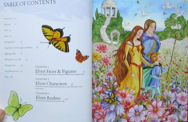 Enchanting Elves paint elven worlds and fantasy characters