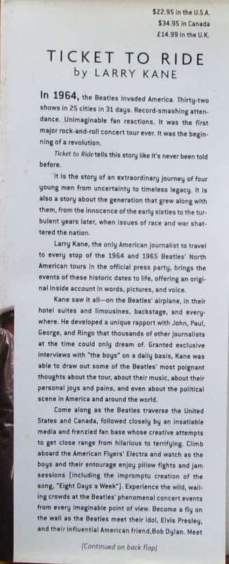 Ticket To Ride: Inside the Beatles` 1964 Tour that Changed the World (with CD)