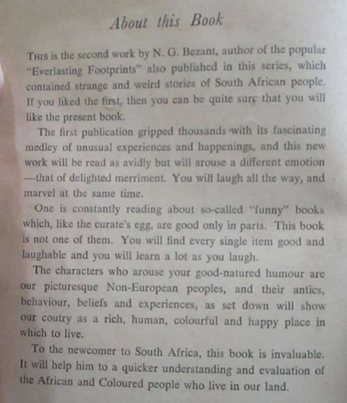Patched Trousers - Humorous and Strange Anecdotes Concerning African and Coloured People