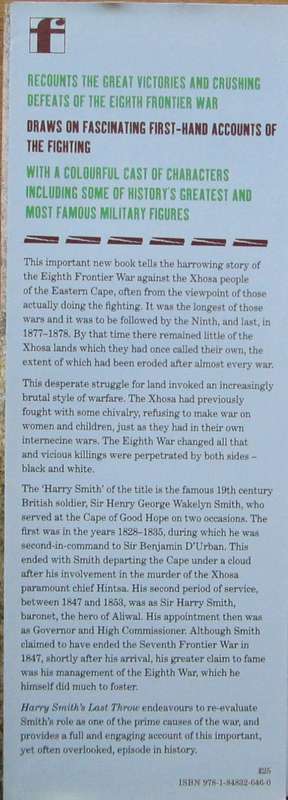 Harry Smith`s Last Throw the Eighth Frontier war 1850-1853