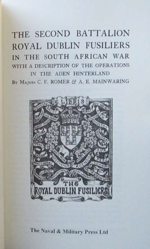 SECOND BATTALION ROYAL DUBLIN FUSILIERS IN THE SOUTH AFRICAN WAR