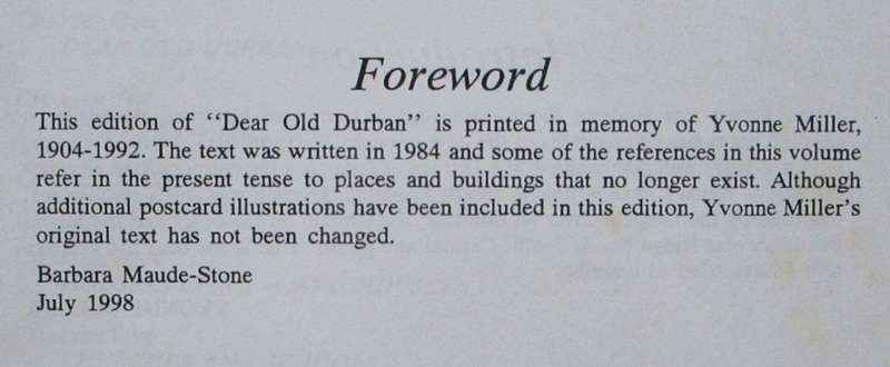 Dear Old Durban