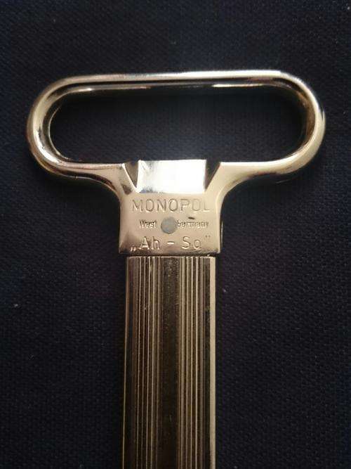 Vintage Monopol "Ah-So" bottle opener and corker combo