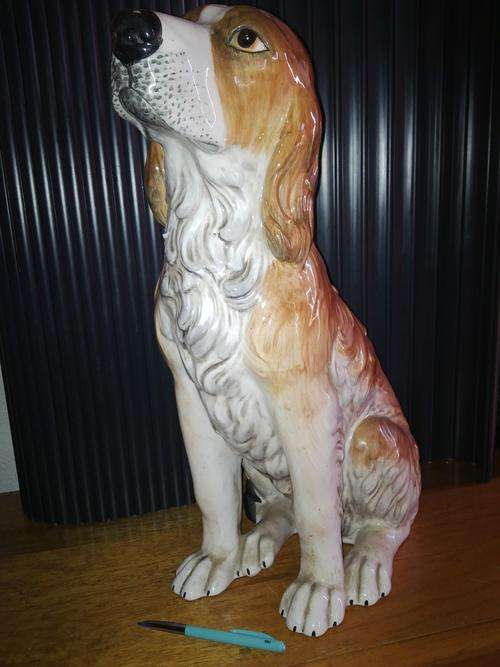 VINTAGE ITALIAAN SPRINGER SPANIEL FIGURINE