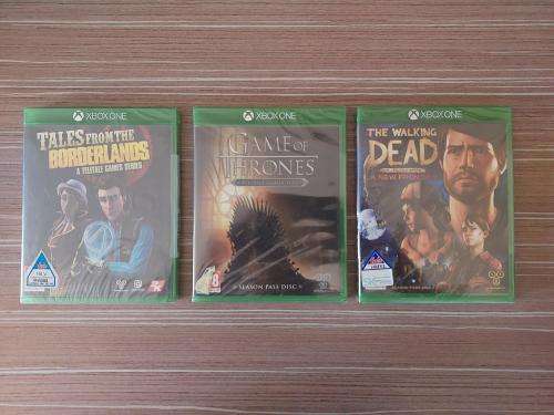 3x Xbox One Games - Telltale Series Games (Brand New)