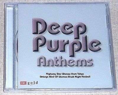 DEEP PURPLE Anthems SOUTH AFRICA CAT# CDGOLD 58
